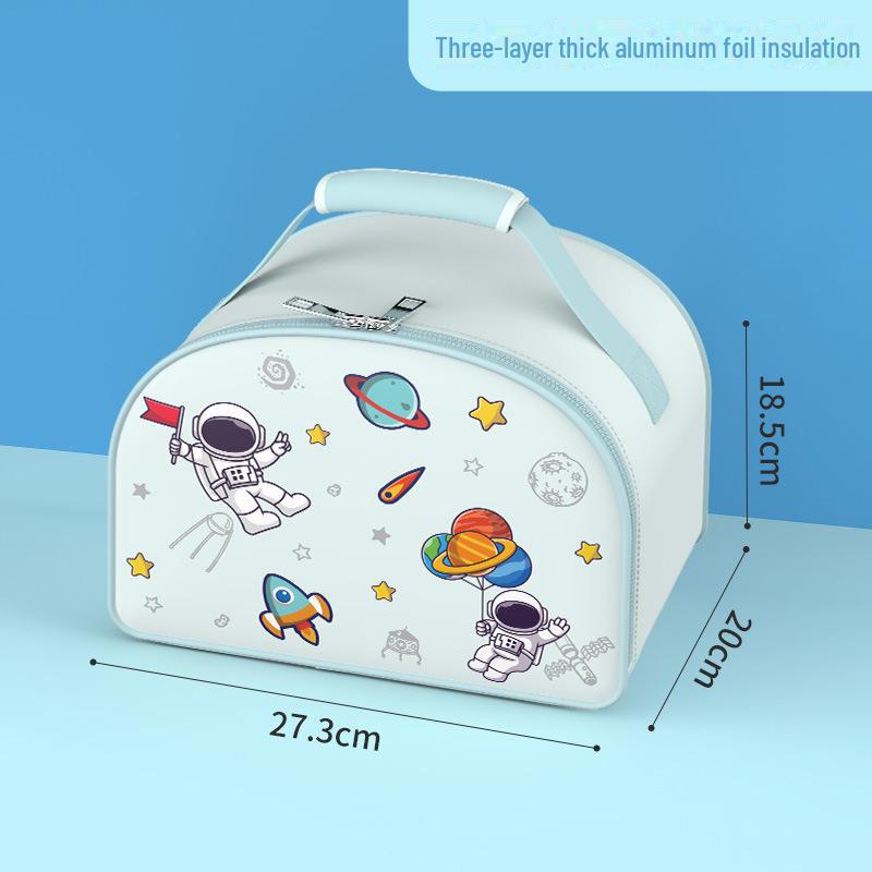 «Детский изолированный ланч-бокс из нержавеющей стали марки 316 с отсеком для подноса»