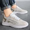 Spring New Casual Breathable Men's Shoes Lace-up Running Shoes Fashion Trend Sneakers
