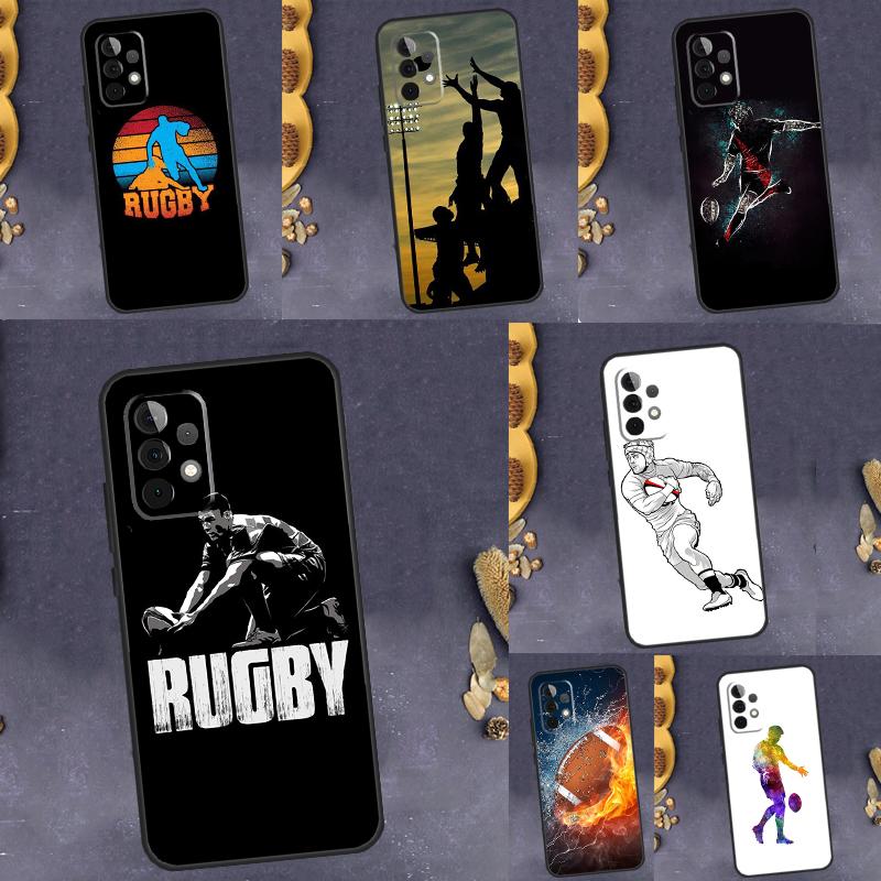 Чехол для регби для Samsung Galaxy A52 A32 A22 A12 A13 A33 A53 A73 A14 A34 A54 A50 A51 A71 A52S