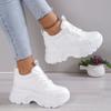 Fashion Women's Casual Sports Shoes -Elegant for All Seasons ,lightweight Comfortable Platform Sneaker,white Shoe All-match