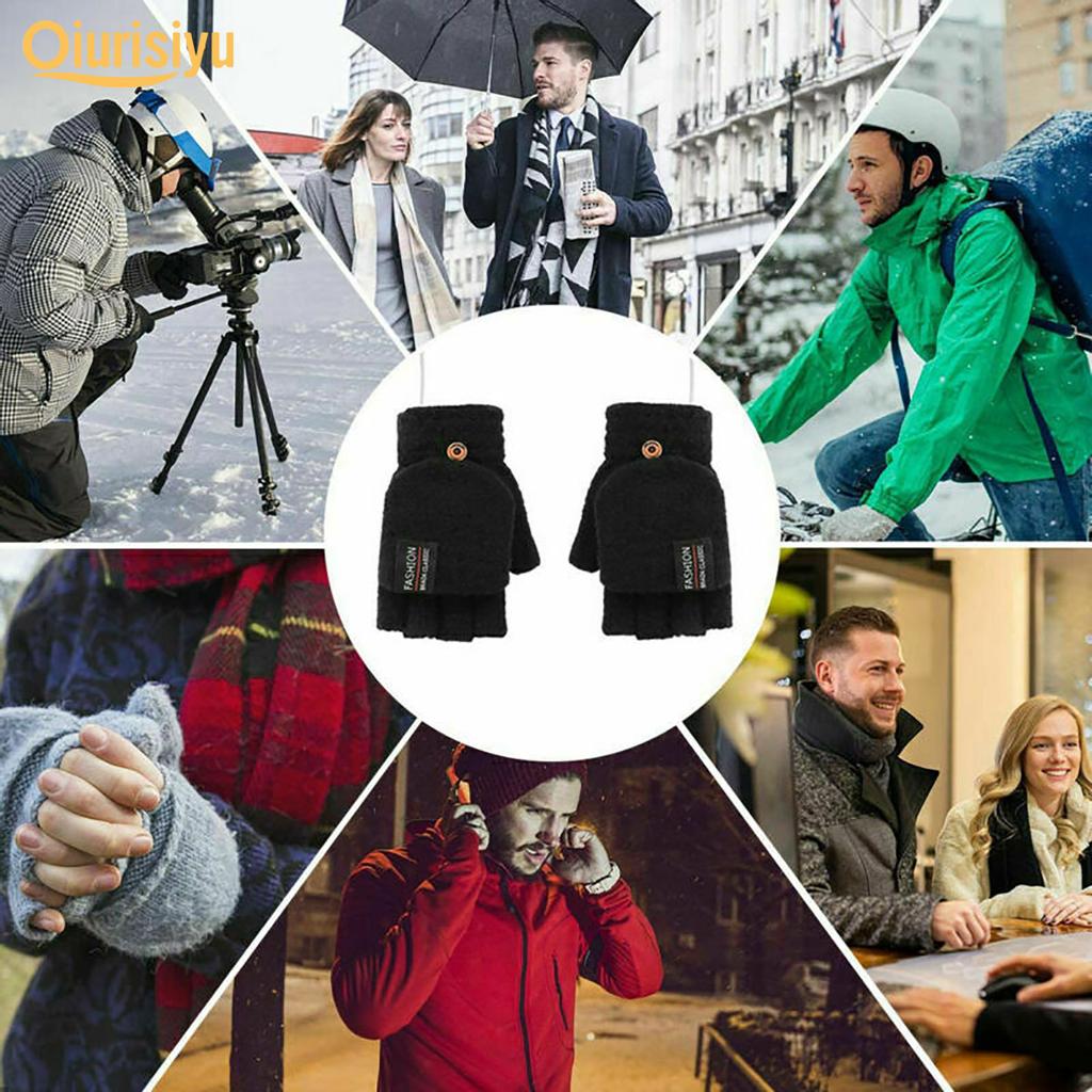Зимние перчатки из акрилового волокна унисекс с электрическим USB-подогревом