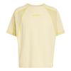 adidas X National Geographic Aeroready Outdoor Быстросохнущая футболка с круглым вырезом, рукавом реглан и коротким рукавом, унисекс, топы, пудрово-желтый, JD5961