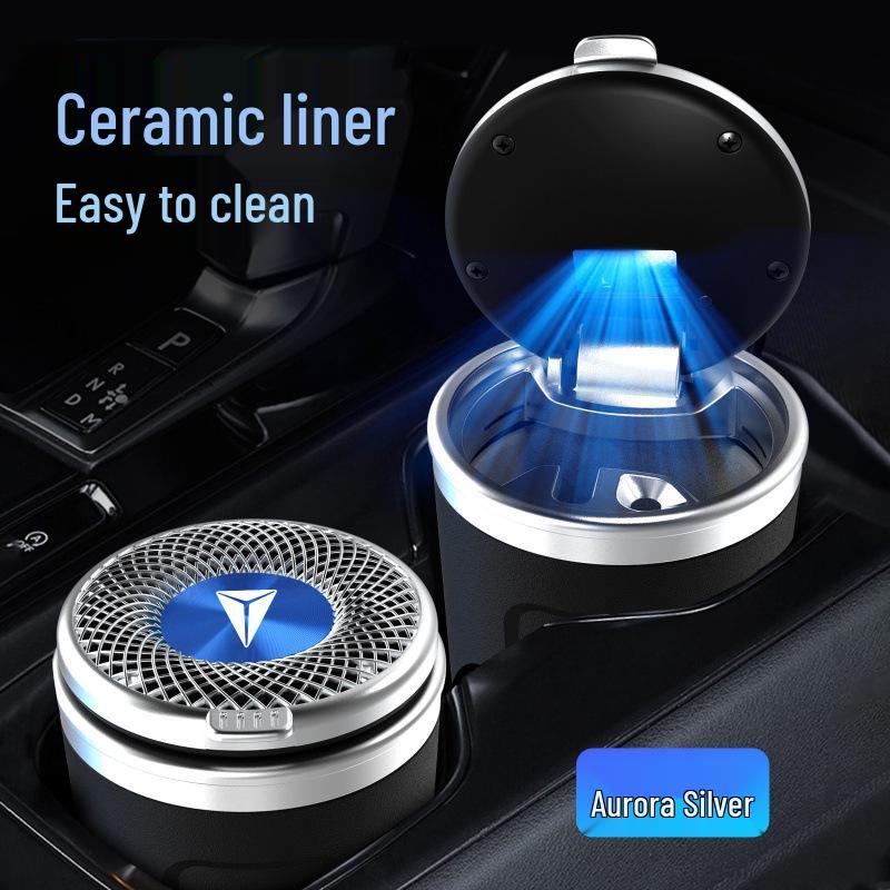 Changan Deepal SL03 S7 Car Ashtray: Metal Liner, Flame Retardant, Multi-functional, Personalized Design