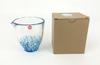ADERIA Tsugaru Vidro Sake Hydrangea, изготовлено индивидуально, охлажденное саке, подарок на новоселье, небольшой подарок на пенсию, день рождения.