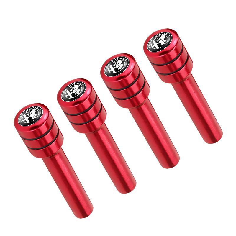 Для Alfa Romeo 2/4 шт. Штифт замка двери автомобиля Стержень замка двери Ручка двери Ручка для вытягивания Страховка безопасности Для Alfa Romeo serpent Giulia 159 156 MIT