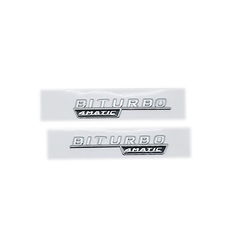 EANDL1 2017 Letters GLE43 GLE53 GLE63 GLE63S V8 Biturbo 4matic+ Emblem for Mercedes Benz AMG Car Side Trunk Rear W166 W167 Logo Sticke