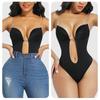 Tummy Control Shapewear for Women Plunge Backless Body Shaper Built-in Bra Camis Deep V-Neck Sexy Thong Bodysuit Party Club Wedding Dress Outfits