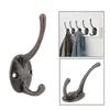 10pcs Retro Wardrobe Hook Bathroom Single Coat Hook Red BR