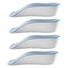 2 Pairs 1.5/2.5/3.5CM Height Increasing Insole Shoe Heel Lift Insert Height Elevator Invisible Men Women Arch Support Inner Sole Orthopedic