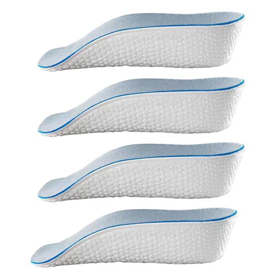 2 Pairs 1.5/2.5/3.5CM Height Increasing Insole Shoe Heel Lift Insert Height Elevator Invisible Men Women Arch Support Inner Sole Orthopedic