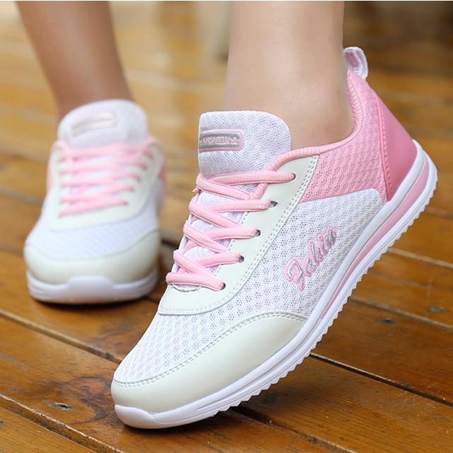 Women'S Sneakers Comfortable Women'S Shoes Fashion Women'S Summer Sneakers Mesh Sneaker Woman Lace Up Tenis Designer Shoes