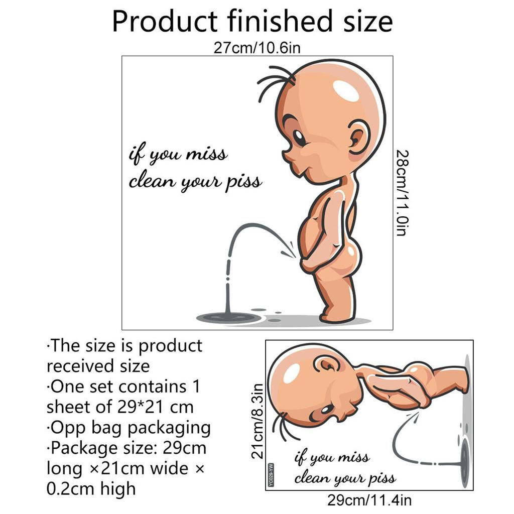 Светящиеся наклейки на унитаз, забавные наклейки для очистки мочи, водостойкие виниловые настенные художественные вывески, декор, съемные украшения для ванной комнаты