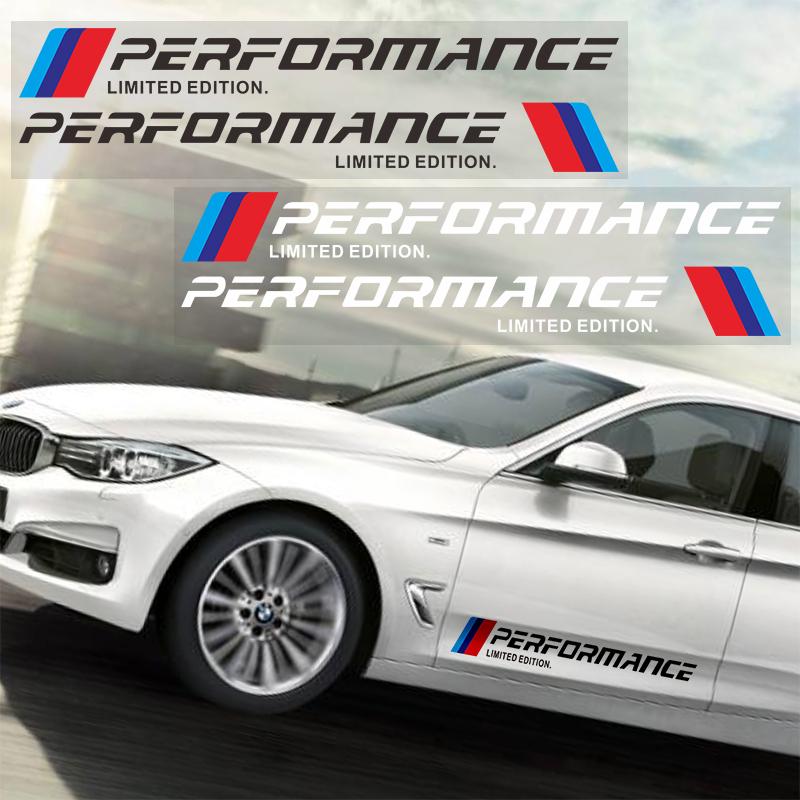 2 шт. Наклейка M Performance Limited Edition Декор линии талии двери автомобиля Значок Стайлинг Для BMW E90 E60 Z4 X3 X5 X6 E46 E39 E38