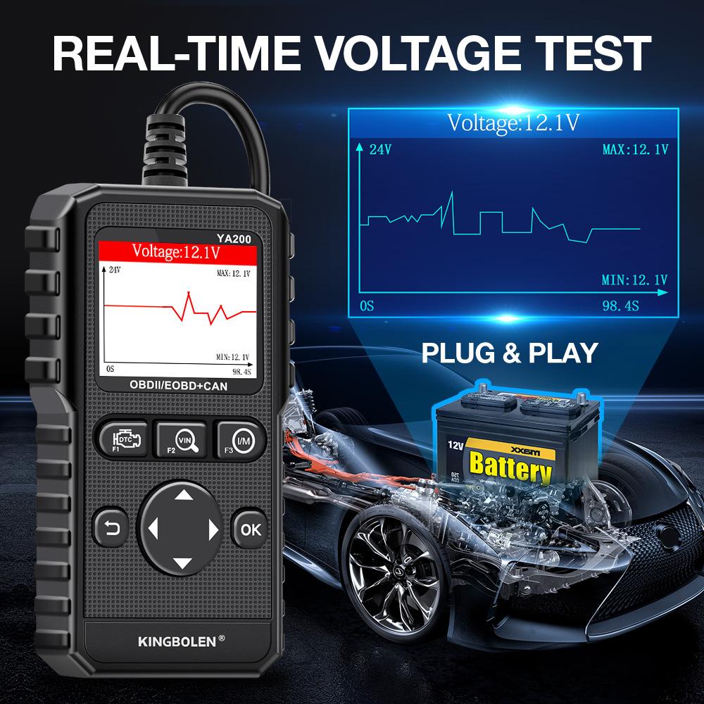 OBD2 Scanner Car Engine Fault Code Reader Auto Diagnostic Tool Multi-Language YA200