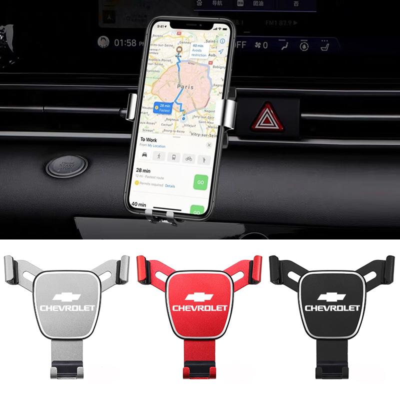 ILNOP1 Car Phone Holder Mobile GPS Stand Vent Mount Accessories For Chevrolet Corvette Montana TrailBlazer Silverado Traverse Camaro