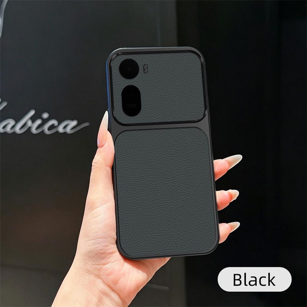Роскошный чехол из искусственной кожи для телефона Xiaomi Redmi A7 Pro POCO C81 с защитной крышкой для большого окна камеры