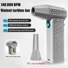 140000 RPM Mini Turbo Blower Power Brushless Motor Handheld Duct Electric Blower Car Dryer Powerful Computer Wireless Duster