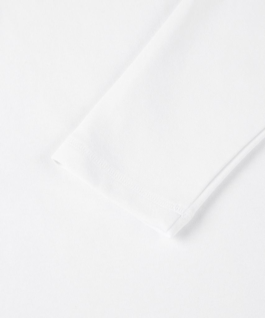 PANICALE White Cotton Spandex Logo T-Shirt