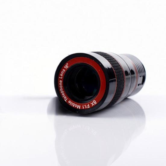 8X Объектив для камеры телефона с клипсой Легкий для съемки фото и видео