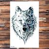 Realistic Dragons Fake Temporary Tattoo For Men Women Tribe Tigers Tattoos Stickers Spray Wolf Flowers Waterproof Tatoo Body Art