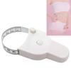 Seven Cat" Tape Measure, One-Touch Measuring Tool, Y-Shaped, White, Round, Double-Sided Markings, Automatic Rewind, Measures Waist, Thighs, Hips, Che