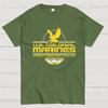 US Colonial Marines Eagle Unisex 100% Cotton Summer Casual Cool Loose T-Shirt