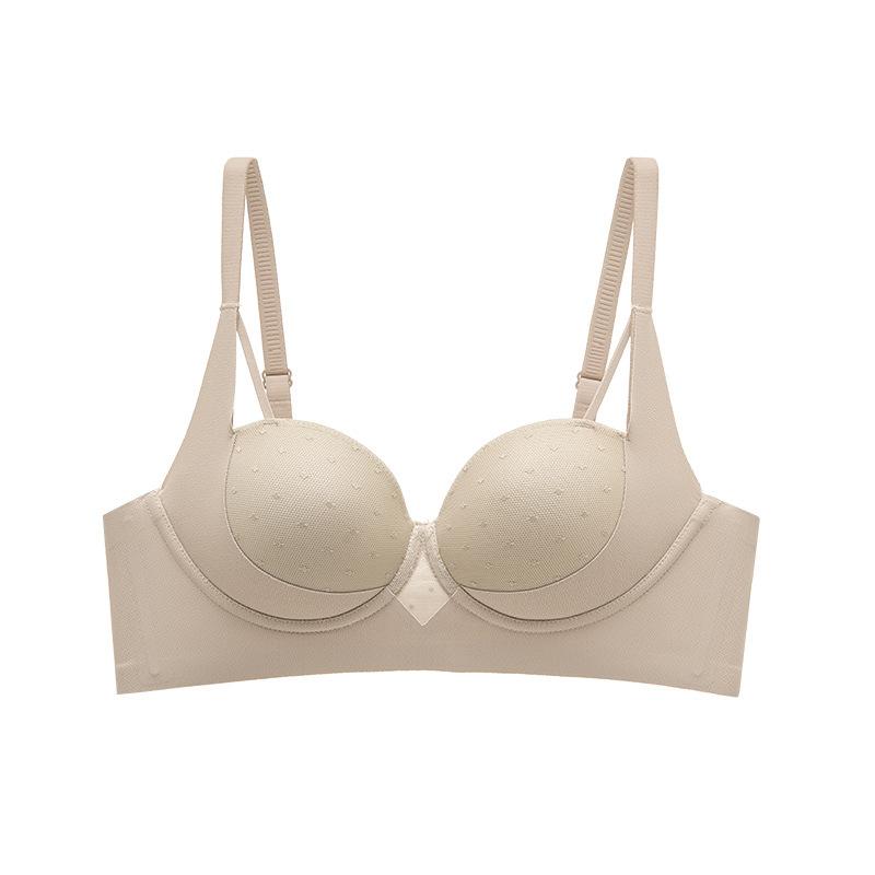 Gather the upper support, light shaping, no running cup, big chest, small chest, thin underwear, anti-sagging jacquard bra cover