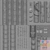Инструменты для создания нейл-арта: Силиконовые формы «Цветок бабочки 3D», Дизайны цепочек с бусинами-бантиками и Шаблоны для DIY-маникюра