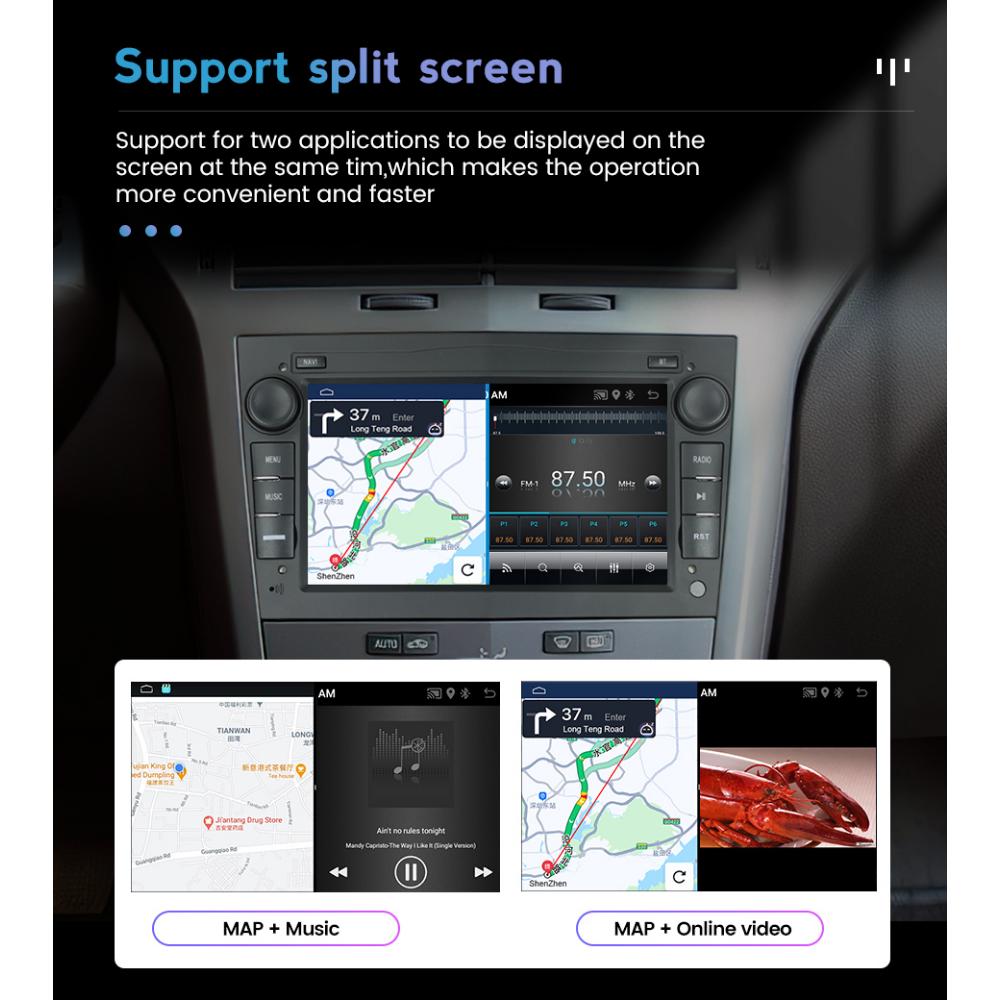 Car Radio Android For Opel Para Astra Meriva Vectra Antara Zafira Corsa 2 DIN Multimedia GPS 1+16GB
