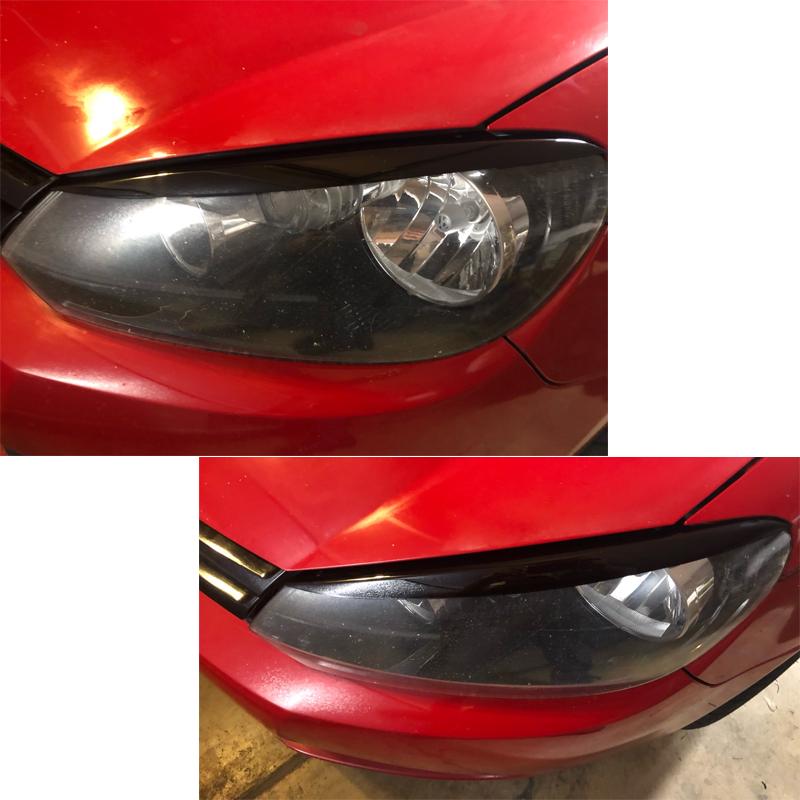 Веки фары, фара, крышка брови, отделка для аксессуаров VW Golf 6 MK6 GTI GTR 2008 2009 2010 2011 2012