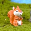 3Pcs/Set Белка Животное Модель Художественные Ремесла DIY Миниатюрный Пейзажный Декор Сада