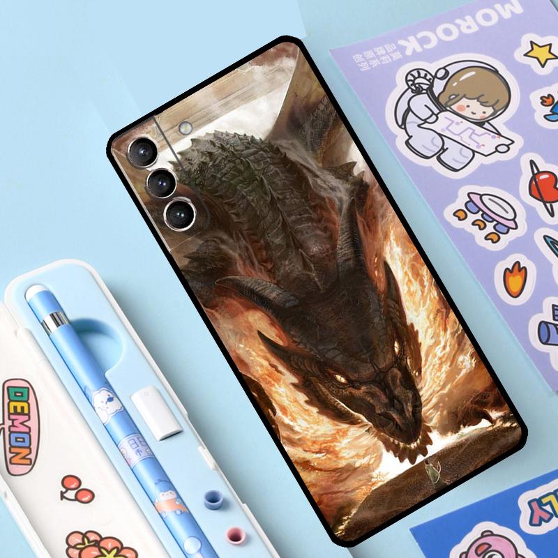 Dragon Cool Art Case For Samsung Galaxy S23 S22 Ultra S21 Plus S8 S9 S10 Note 10 20 Ultra S20 FE S21 FE Cover