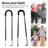 Children Bike Safety Trainer Handle Non-slip Sponge Wrapped Heavy Duty Kids Cycling Learning