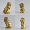 Elegant Male Lion Resin Ornament for Office or Home Decor