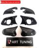 Carbon Fiber M3-Style Mirror Covers for BMW Series 1, 2, 3GT, X1 E84 - 6-Piece Set