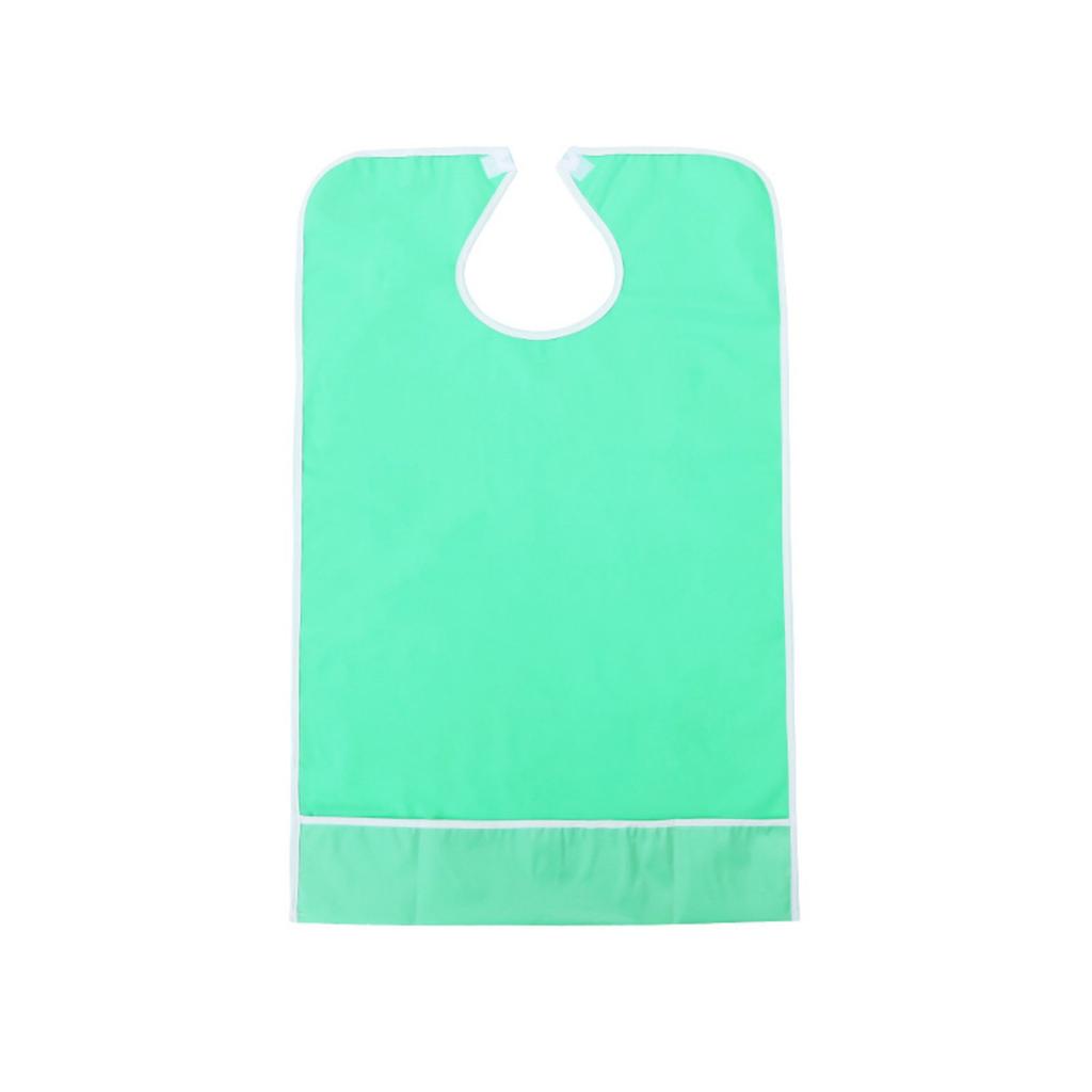 ПВХ водонепроницаемый, маслостойкий, не требующий стирки нагрудник для взрослых, нагрудник для столовой для пожилых пациентов