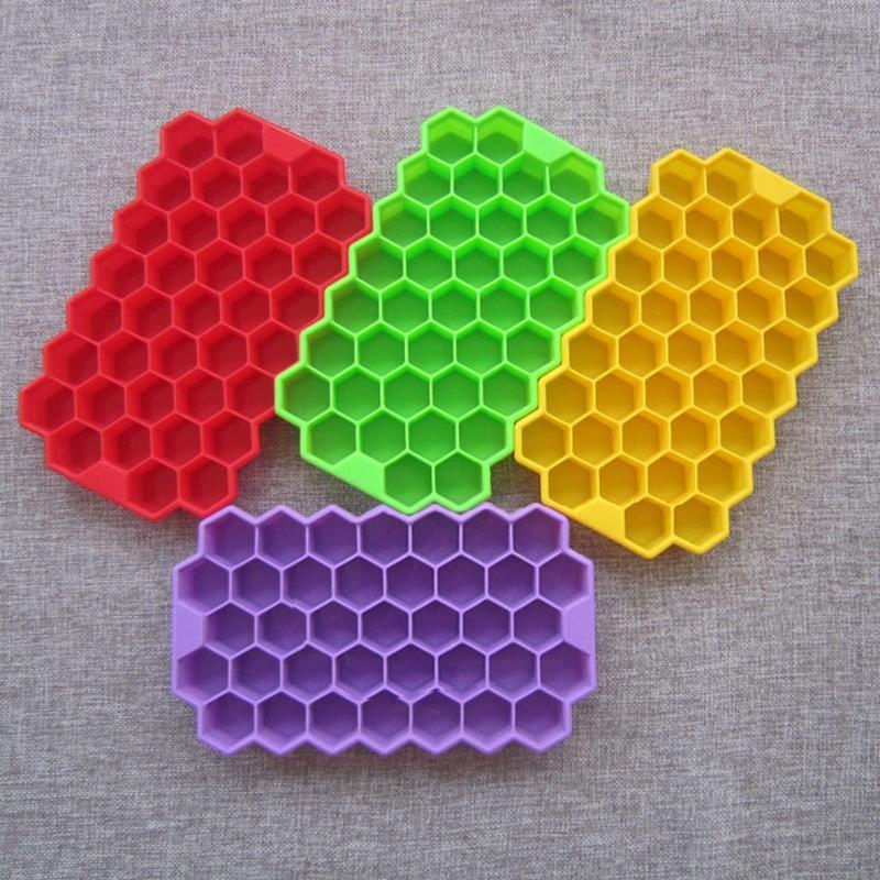 Silicone Honeycomb - Shaped Ice - Making Ice - Making DIY Tools Porous Chocolate Soap Mold