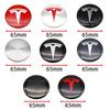 4Pc 65mm Car Wheel Hub Center Caps Emblem Stickers for Tesla Model 3 Y S X Roadster Hub Cap Center Cap Logo Sticker High Quality
