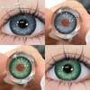 AMARA Blue Colored Contact Lenses for Eyes Natural Contact Lenses Fashion Lenses Green Eye Lenses Green Lenses Norway Series
