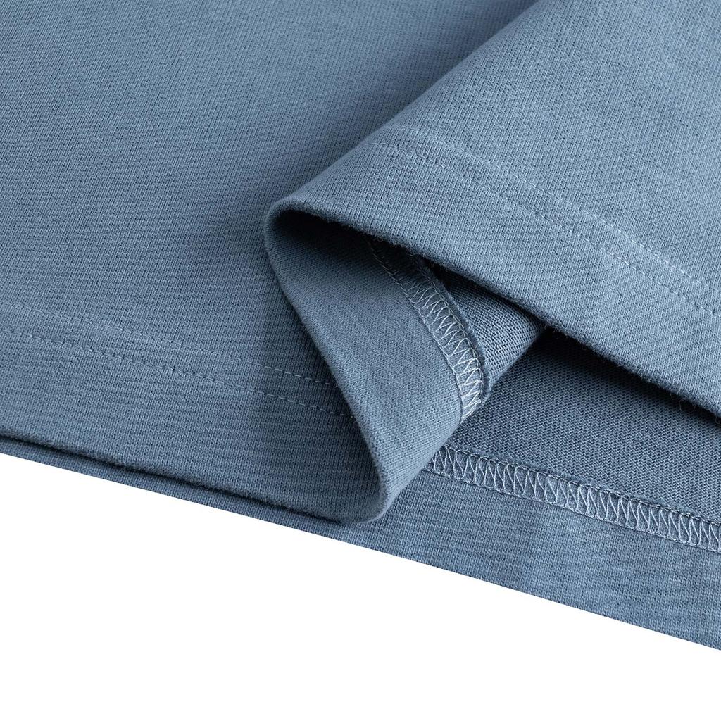 Anta Kyrie Basketball Series Trendy Versatile Sports Casual Loose Knit Couple T-Shirt Unisex Tops Misty-Blue 972611101-4