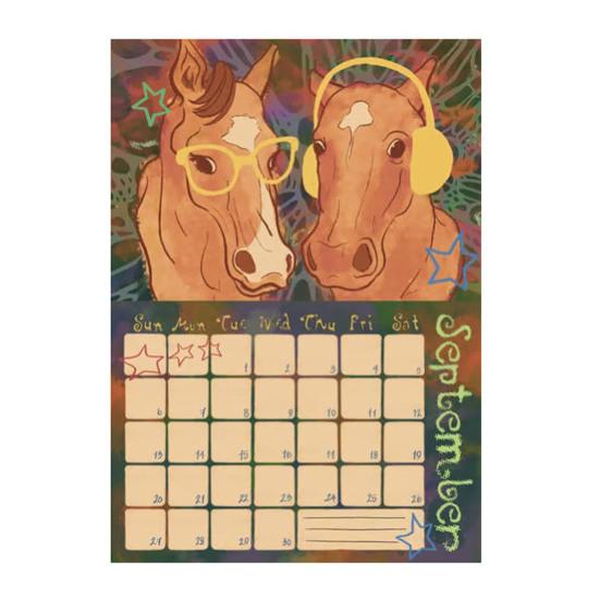 2026 Настенный календарь на спирали с января по декабрь 12 месяцев Ежемесячный планировщик расписания Дом Офис Календарь с художественными иллюстрациями