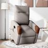 VidaXL Electric Massage Recliner Armchair Taupe Fabric 3324035