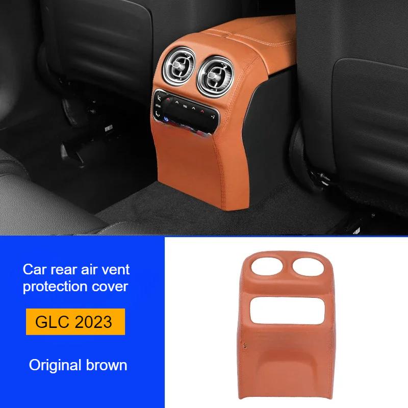 For Mercedes Benz GLC 2023 Car Center Panel Cover C-Class W206 C260 C200 C300 2022-2025 Car Rear Air Vent Protection Cover