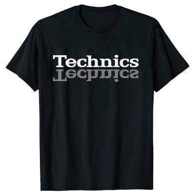 Футболка Technics DJ Проигрыватель Музыка Хаус Техно Электроника Хип-Хоп Новая Мода Летняя Футболка Модная Повседневная Уличная Музыка Футболки