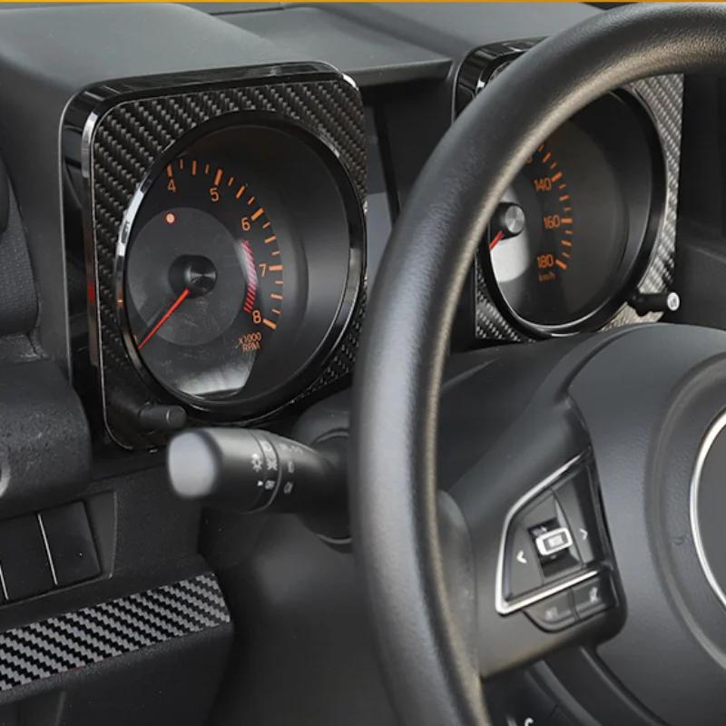Для Suzuki Jimny 2019-2024 Аксессуары Центральный пульт управления Дисплей приборной панели Украшение Мягкое углеродное волокно Модификация интерьера