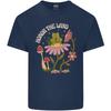 Honor the Land Frog Climate Change Hippy Unisexs Light Cotton TShirt