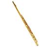 C Flute 16 Keys Closed Hole Cupronickel Flute Instrument with Split E Key for Beginner Student Adult