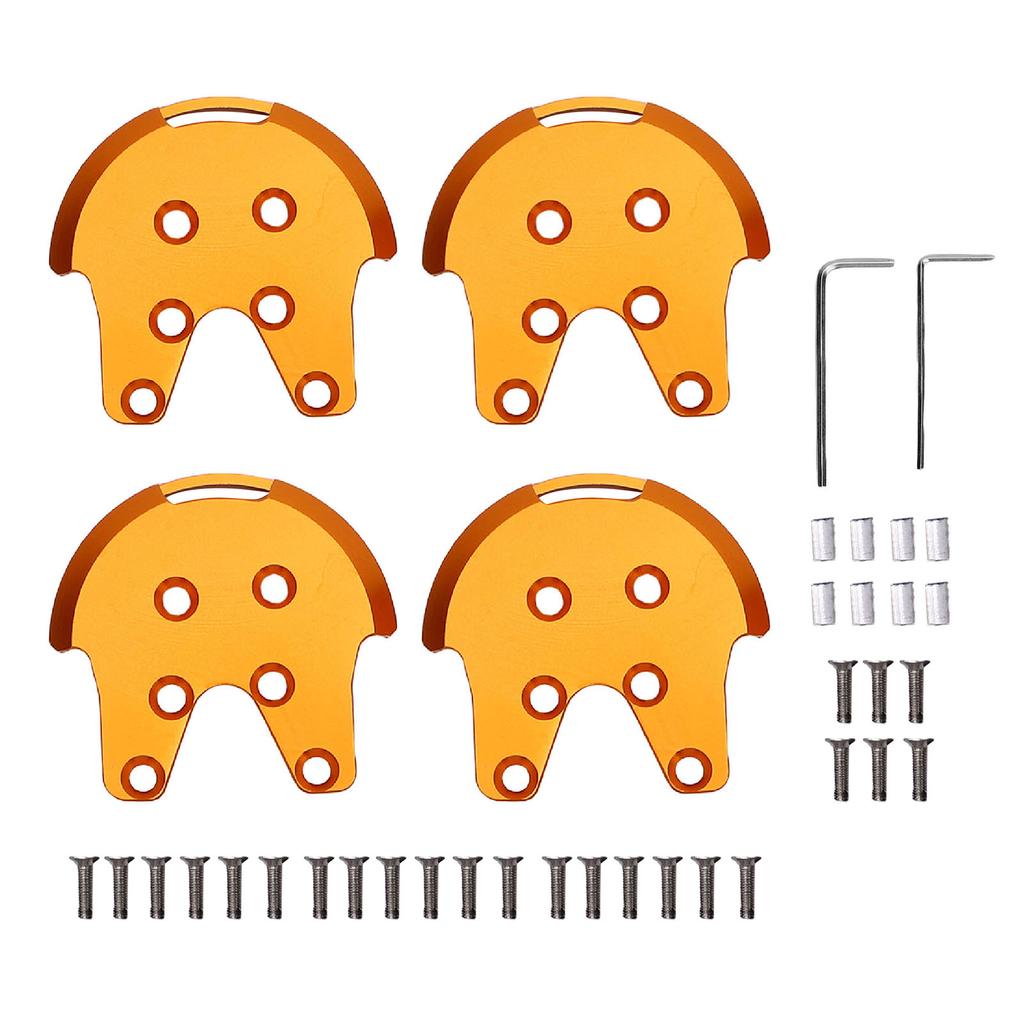 4PCS Metal Reinforcement Plate Kit Fit for DJI Phantom 2 3 Drones Aluminum Alloy Protective Propeller Motor Mount Base