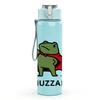 1PC Super Hero Frog Huzzah Print 750ml Color Plastic Sports Water Bottle Leakproof Flip Straw Lid Suitable for Sports Office Home Use