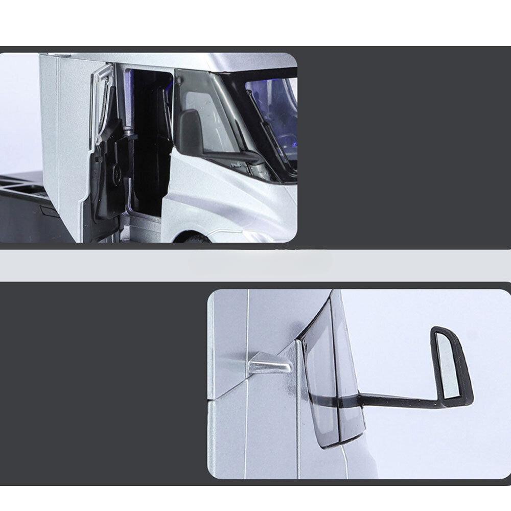 1/32 Tesla Trailer Литая модель игрушечного автомобиля для детей, коллекция для мальчиков